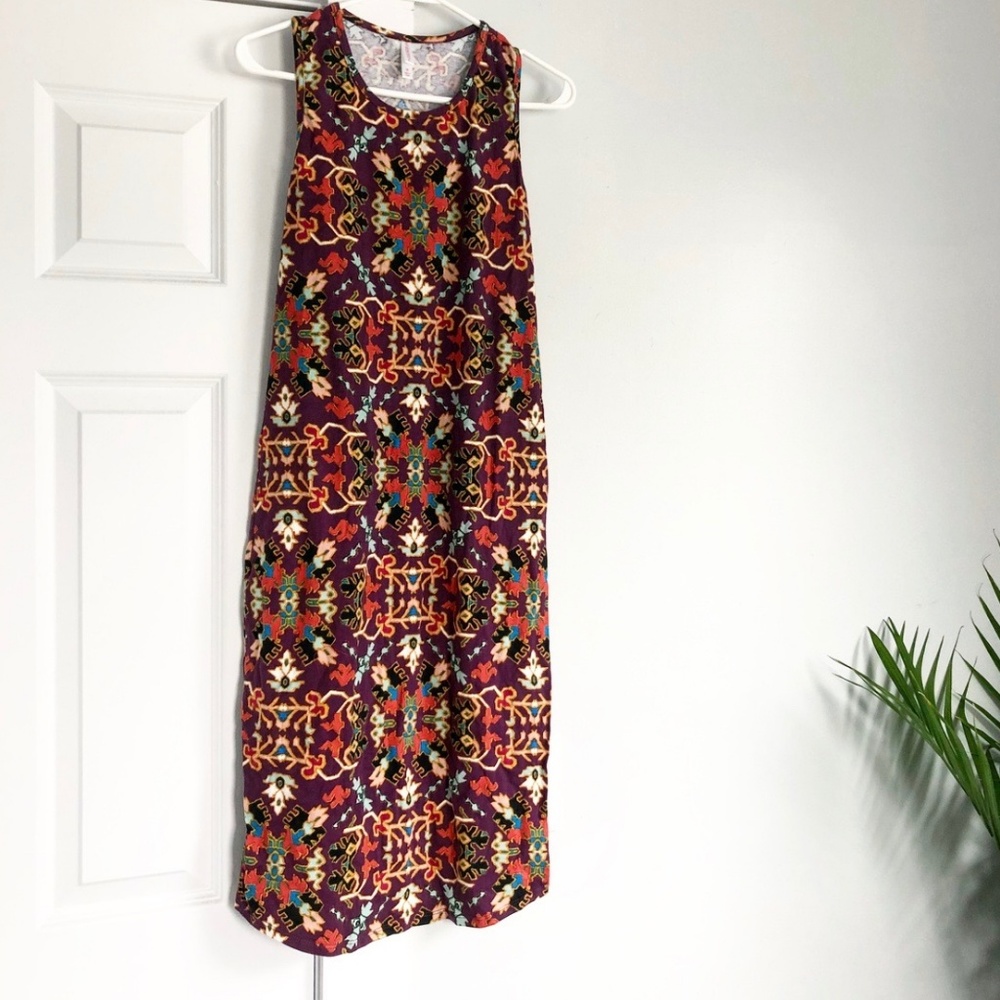 Maroon Tribal Dress